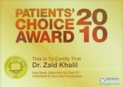 PATIENTS' CHOICE AWARD 2010