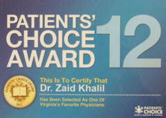 PATIENTS' CHOICE AWARD 2013