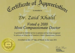 COMPASSIONATE DOCTOR RECOGNITION 2010