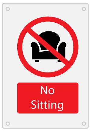 No Sitting